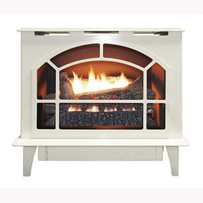 Gas Stove Natural Gas / Almond Buck Stove Townsend II Steel Series Gas Stove