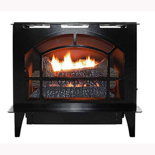 Gas Stove Natural Gas / Black Buck Stove Townsend II Steel Series Gas Stove