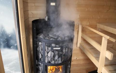 Harvia Legend 240 GreenFlame Wood Burning Sauna Heater