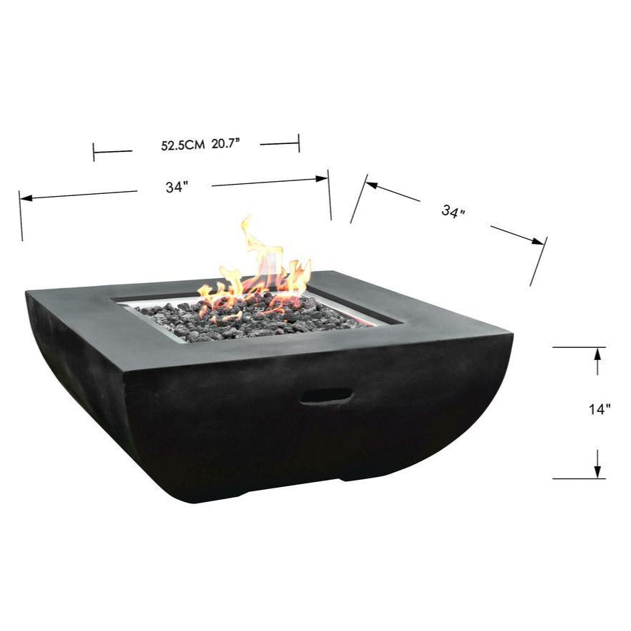 Modeno Aurora Fire Table - 50,000 Btu Propane 