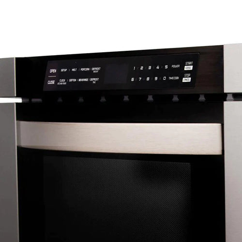 ZLINE 24 Inch 1.2 Cu. Ft. Microwave Drawer In Stainless Steel 6