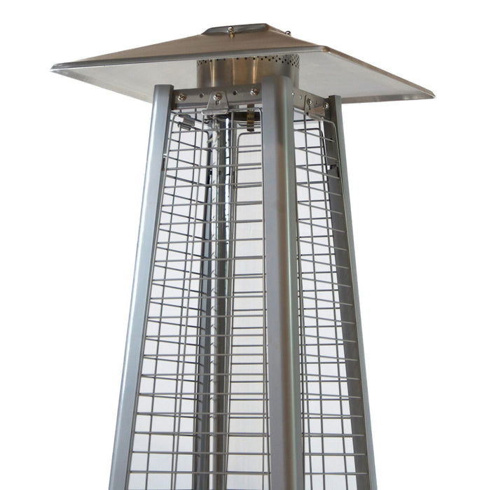 RADtec 89" Tower Flame Propane Patio Heater - Stainless Steel