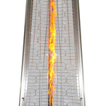 RADtec 93" Pyramid Flame Propane Patio Heater - Stainless Steel Finish2