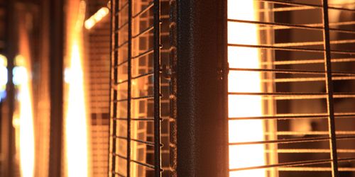 RADtec 89" Tower Flame Propane Patio Heater - Dark Brown Wicker