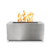 The Outdoor Plus Pismo Metal Fire Pit OPT-R4824PCR Fire Pit The Outdoor Plus Stainless Steel Electronic Ignition Natural Gas on a white background