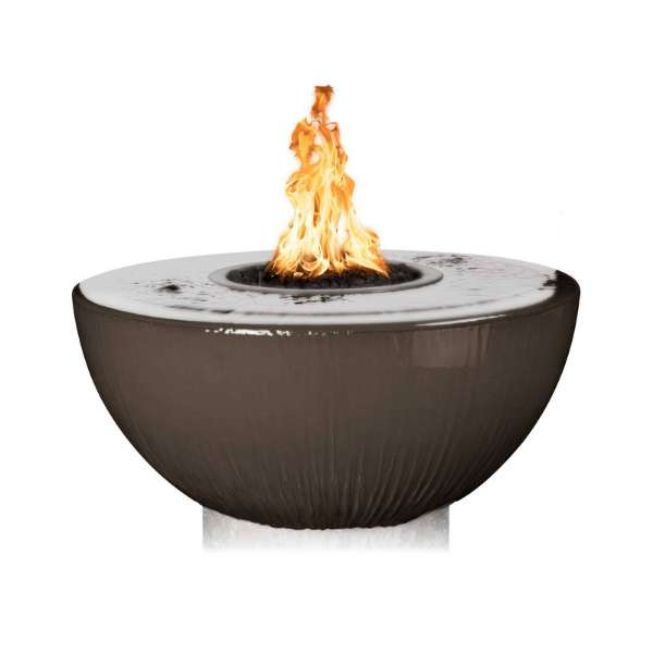 The Outdoor Plus Sedona 360° Concrete Fire & Water Bowl 2