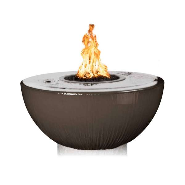The Outdoor Plus Sedona 360° Concrete Fire & Water Bowl