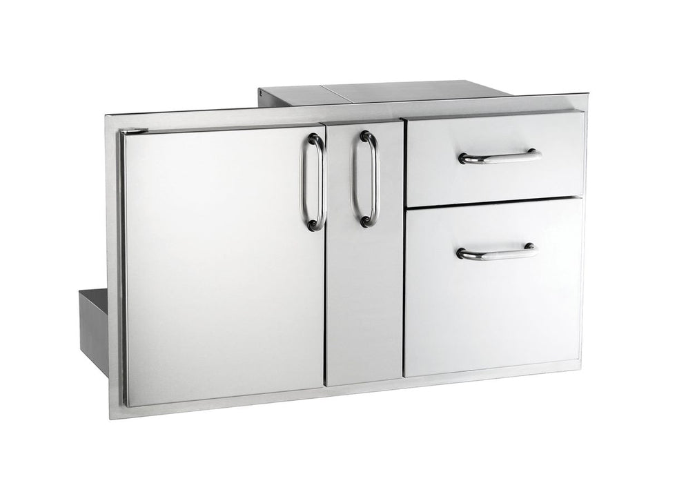 AOG Door with Double Drawer and Platter Storage