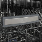 ZLINE 18 in. Top Control Tall Dishwasher in Red Matte with 3rd Rack4