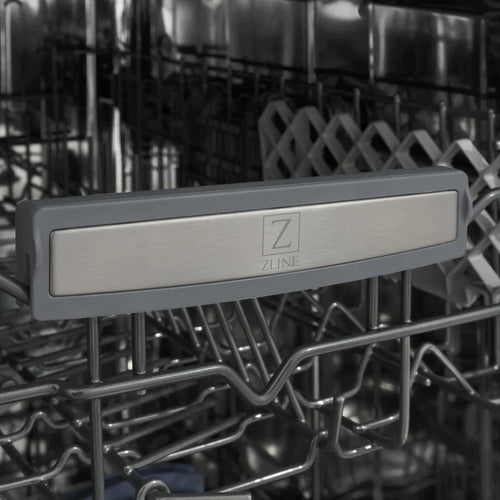 ZLINE 18 in. Top Control Tall Dishwasher in White Matte with 3rd Rack 4