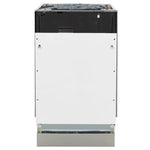 ZLINE 18 in. Top Control Tall Dishwasher in White Matte with 3rd Rack 5