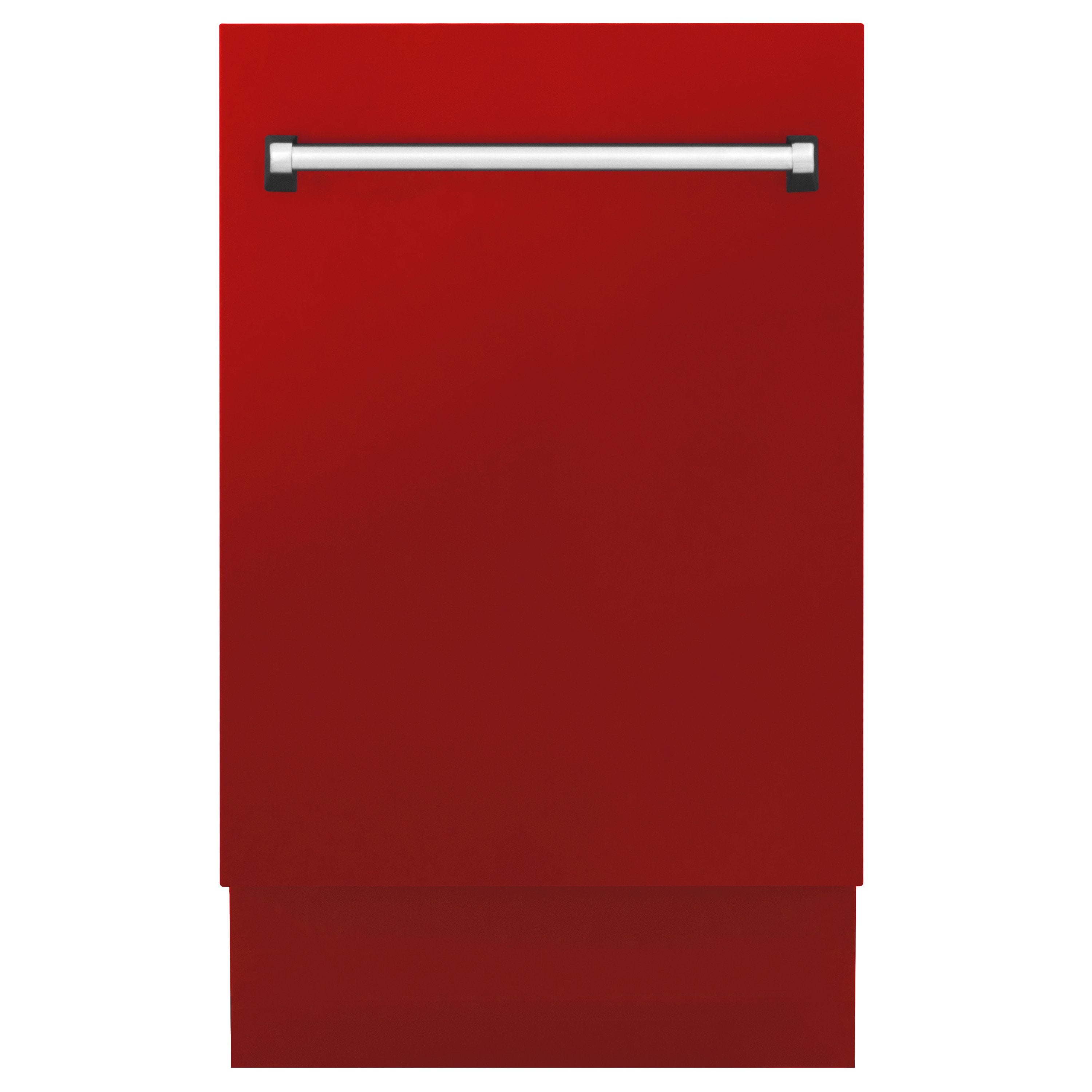 ZLINE 18 in. Top Control Tall Dishwasher in Red Matte with 3rd Rack 1