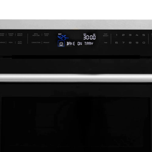 ZLINE 24 In. Built-in Convection Microwave Oven in DuraSnow® with Speed and Sensor Cooking 4