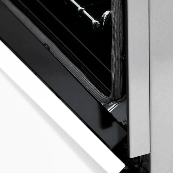 ZLINE Autograph Edition 48 in. Gas Range in DuraSnow® with White Matte Door and Champagne Bronze Accents 7