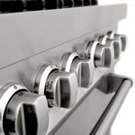 ZLINE 48" Professional Gas Burner/Electric Oven Stainless Steel Range12
