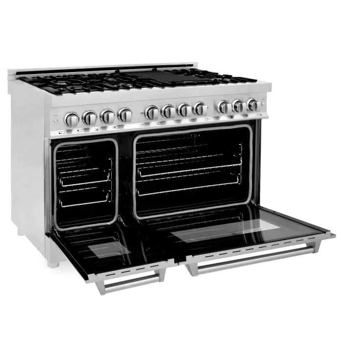 ZLINE 48" Professional Gas Burner/Electric Oven Stainless Steel Range