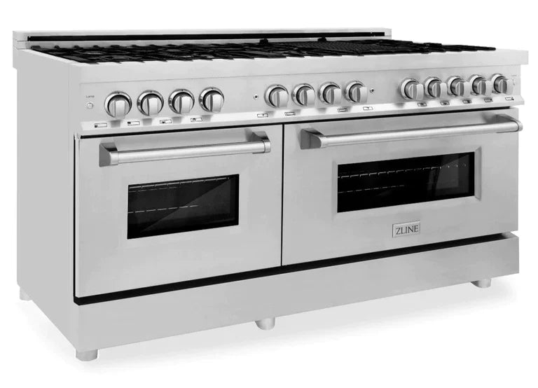 ZLINE 60" Professional Gas Burner/Electric Oven Stainless Steel Range