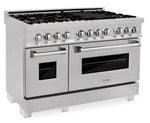 ZLINE 48 in. Professional Gas Burner/Electric Oven in DuraSnow® Stainless with 6.0 cu.ft. Oven2