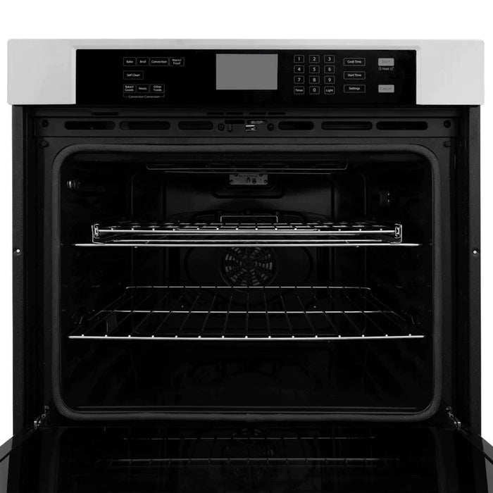 ZLINE Appliance Package - 30 in. Built-in Convection Microwave Oven, 30 in. Single Wall Oven in Stainless Steel