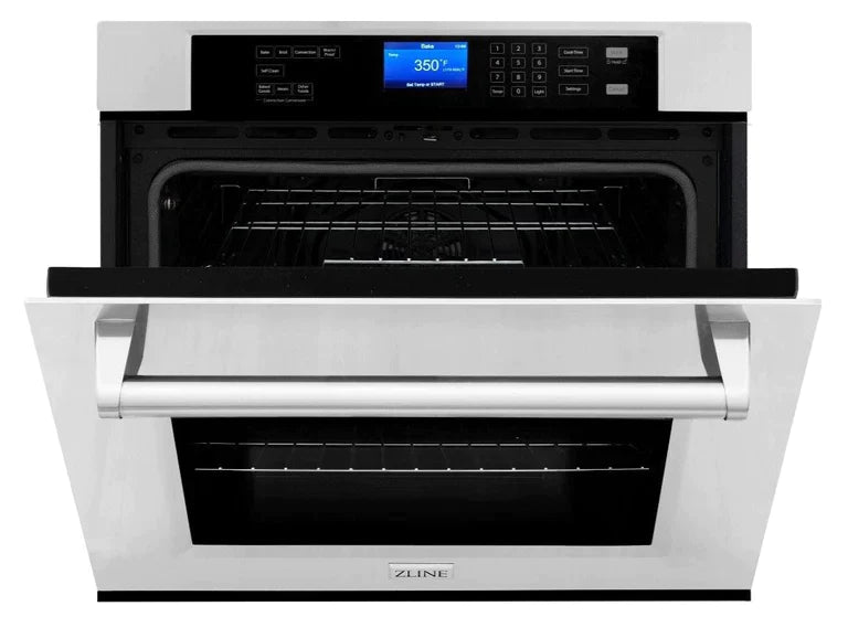ZLINE Appliance Package - 30 in. Built-in Convection Microwave Oven, 30 in. Single Wall Oven in Stainless Steel