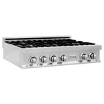 ZLINE 36 in. Rangetop with 6 Gas Burners 8