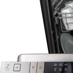 ZLINE 18 in. Top Control Dishwasher in Black Matte Stainless Steel 3